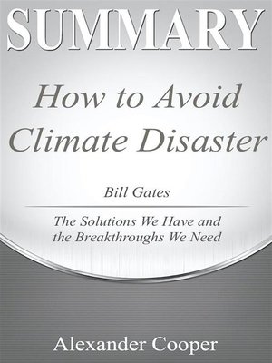 cover image of Summary of How to Avoid a Climate Disaster